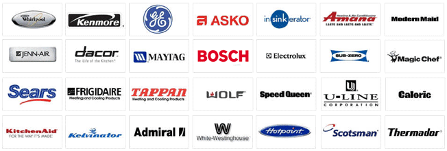 All major brands of appliances serviced