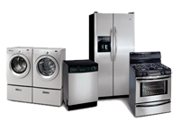 We service all major appliances. This includes dishwashers, washers, dryers, refrigerators, and stoves